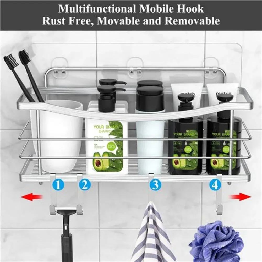 Shower Caddy 3 Pack-Shower Organizer Shelves Rack Rustproof